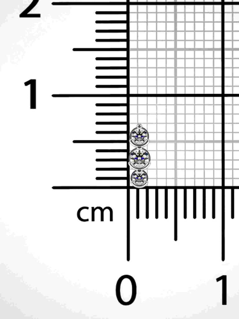 Sterling Silver Plated With Certified Lab Grown Diamond 0.07Cts | Vgnp0094 : VGNP0094_SWL