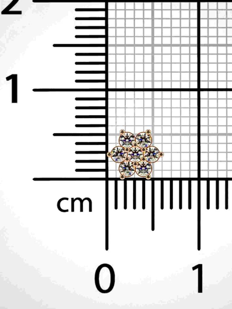 Sterling Silver Plated With Certified Lab Grown Diamond 0.15Cts | Vgnp0095 : VGNP0095_SRL