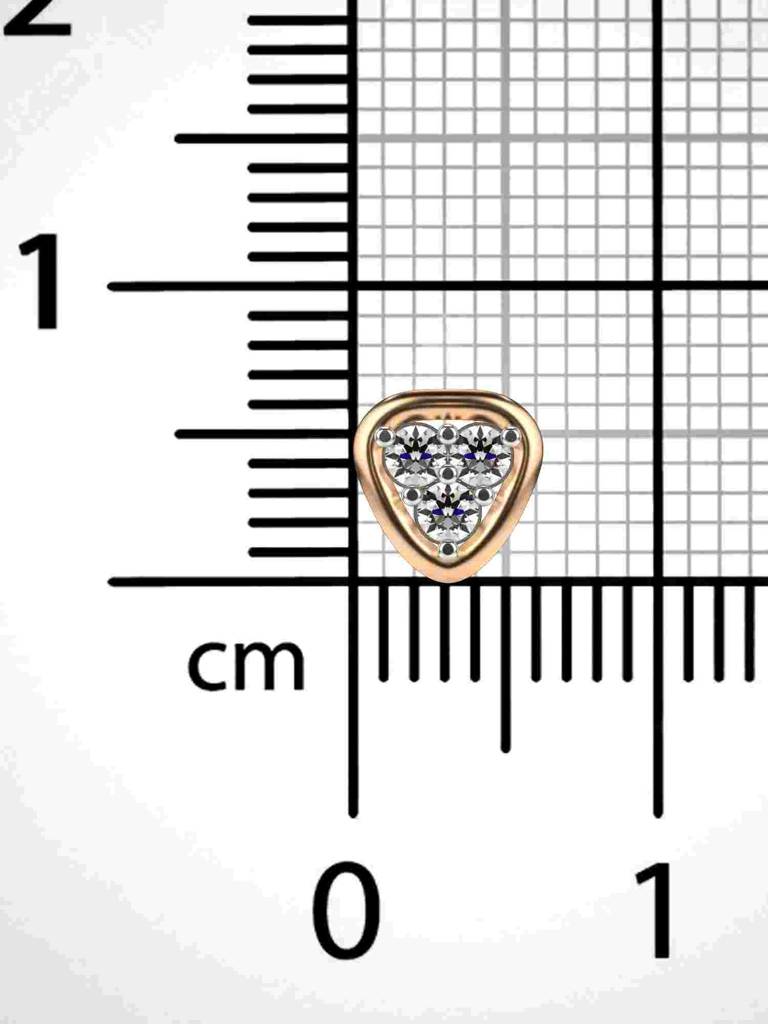 Sterling Silver Plated With Certified Lab Grown Diamond 0.11Cts | Vgnp0099 : VGNP0099_SRL