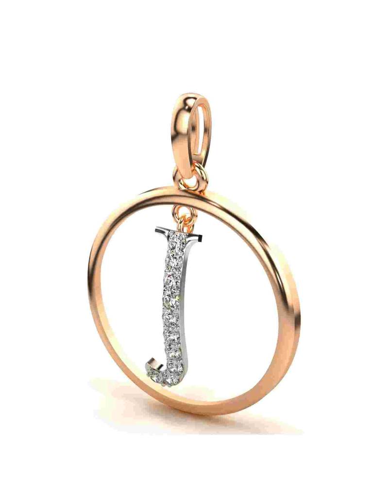 Sterling Silver Plated With Certified Lab Grown Diamond 0.14Cts | Vgp0037 : VGP0037_SRL