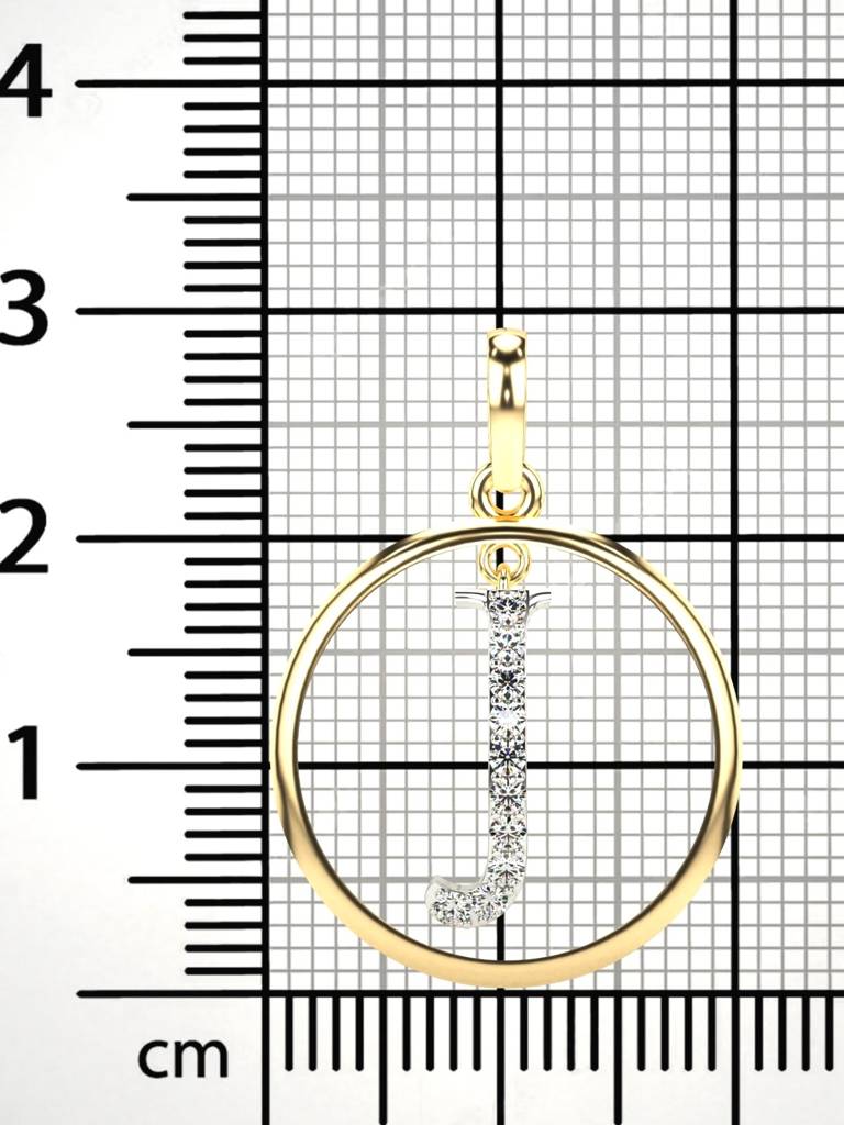 Sterling Silver Plated With Certified Lab Grown Diamond 0.14Cts | Vgp0037 : VGP0037_SYL