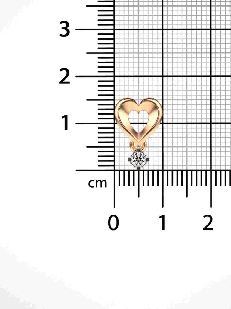 Sterling Silver Plated With Certified Lab Grown Diamond 0.11Cts | Vgp0288 : VGP0288_SRL