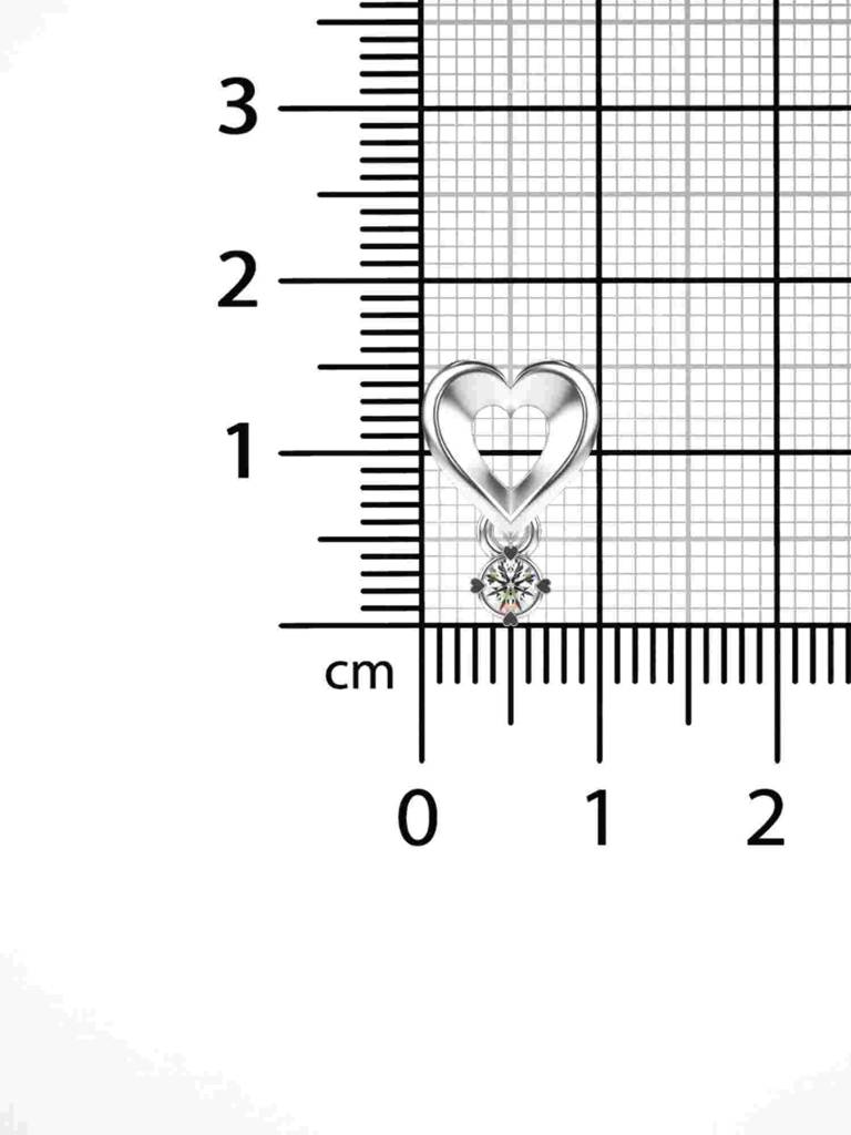 Sterling Silver Plated With Certified Lab Grown Diamond 0.11Cts | Vgp0288 : VGP0288_SWL