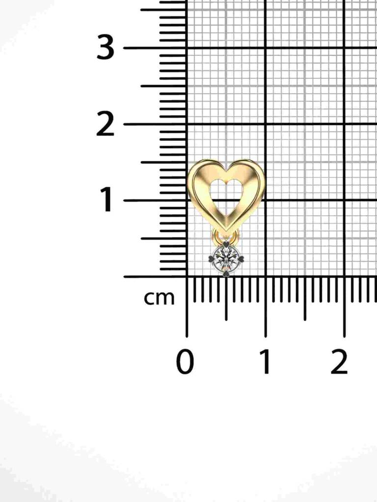 Sterling Silver Plated With Certified Lab Grown Diamond 0.11Cts | Vgp0288 : VGP0288_SYL