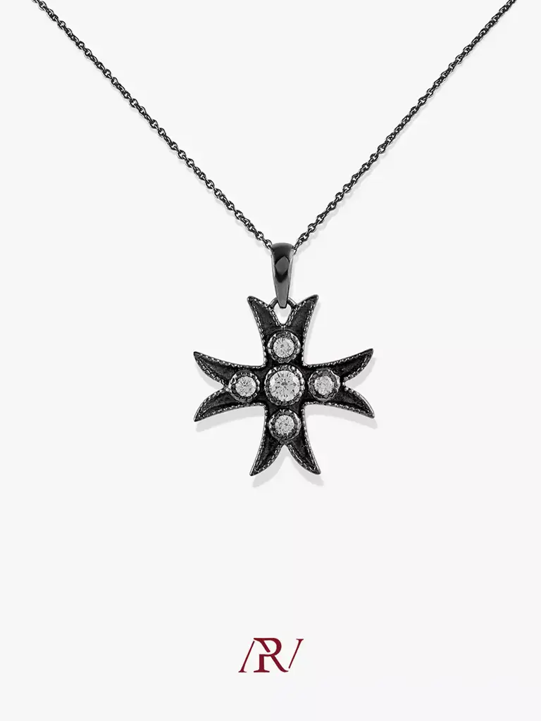 Vintage Cross Necklace : ARV-NK-011