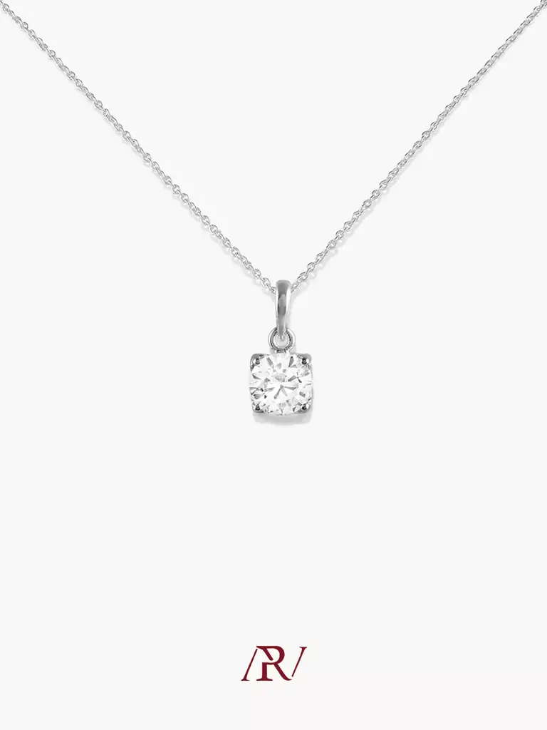 Vintage Solitaire Necklace : ARV-NK-012