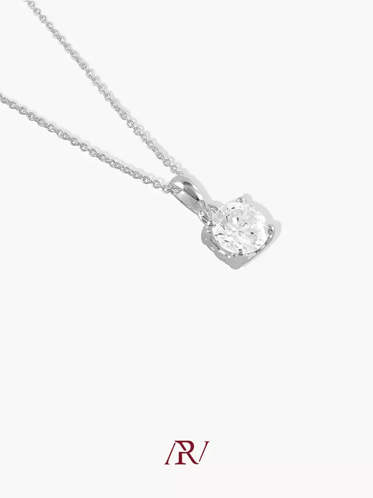Vintage Solitaire Necklace : ARV-NK-012