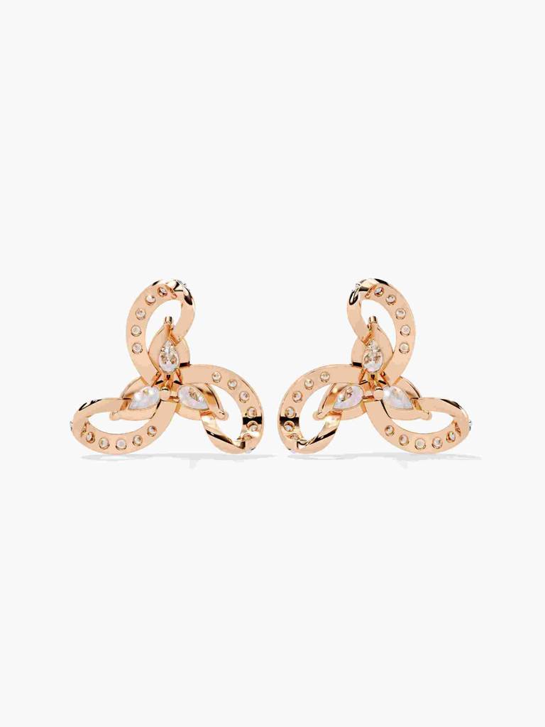 Sterling Silver Plated With Certified Lab Grown Diamond 1.47Cts | Earrings For Women/Girls | Vse0057 : VSE0057_SRL