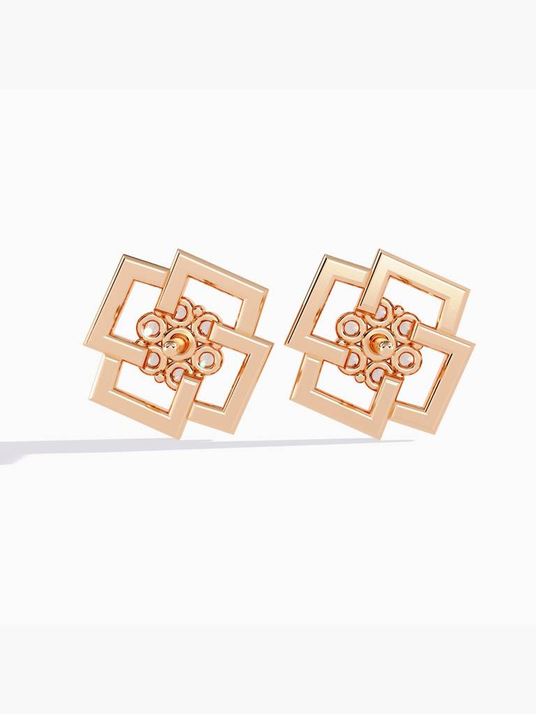 Sterling Silver Plated With Certified Lab Grown Diamond 0.21Cts | Earrings For Women/Girls | Vse0059 : VSE0059_SRL