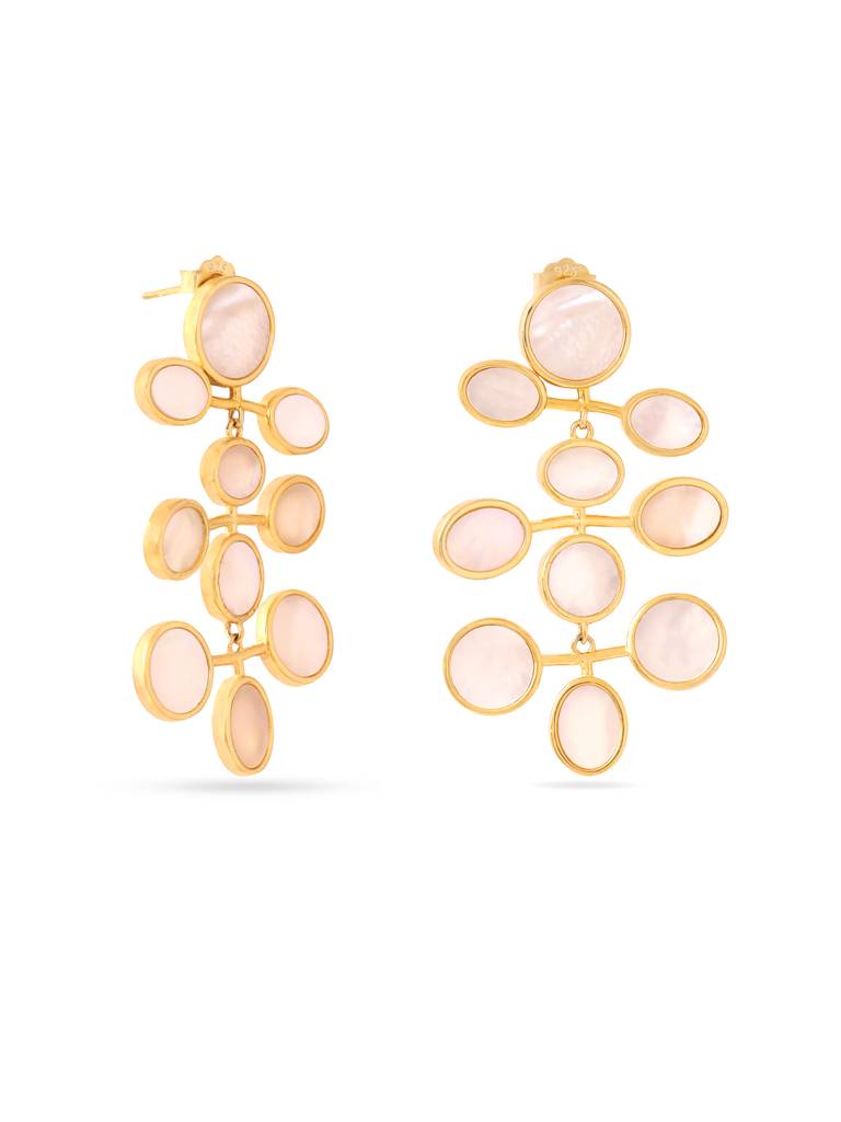 Kicky & Perky 925 Sterling Silver Pearl Earrings : VSILIJE001_G