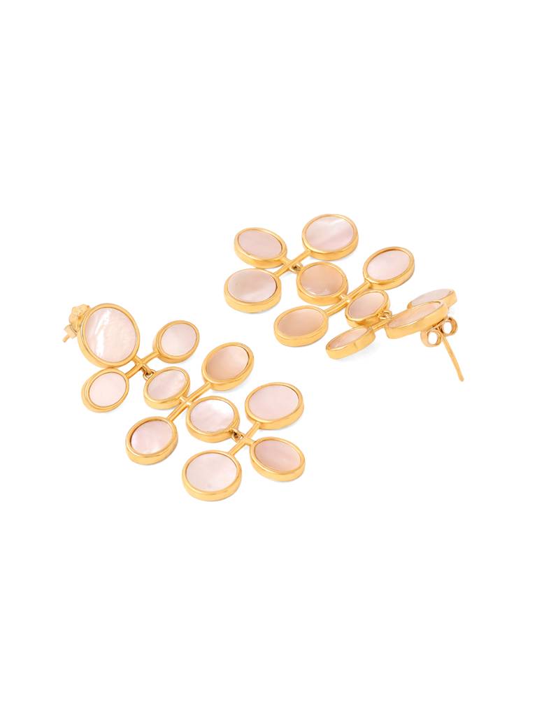 Kicky & Perky 925 Sterling Silver Pearl Earrings : VSILIJE001_G