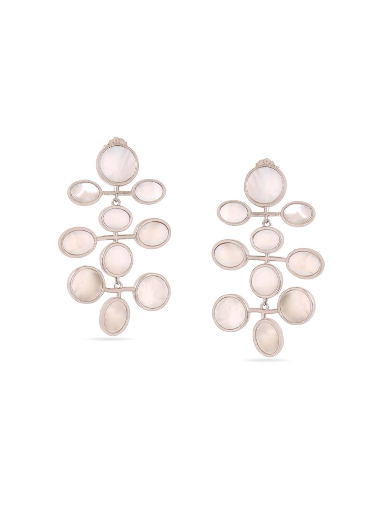 Kicky & Perky 925 Sterling Silver Pearl Earrings : VSILIJE001_S