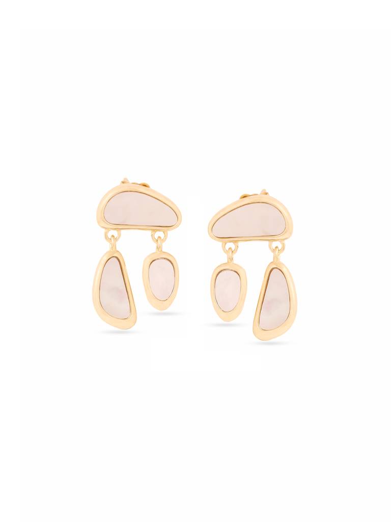 Kicky & Perky 925 Sterling Silver Pearl Earrings. : VSILIJE017_G