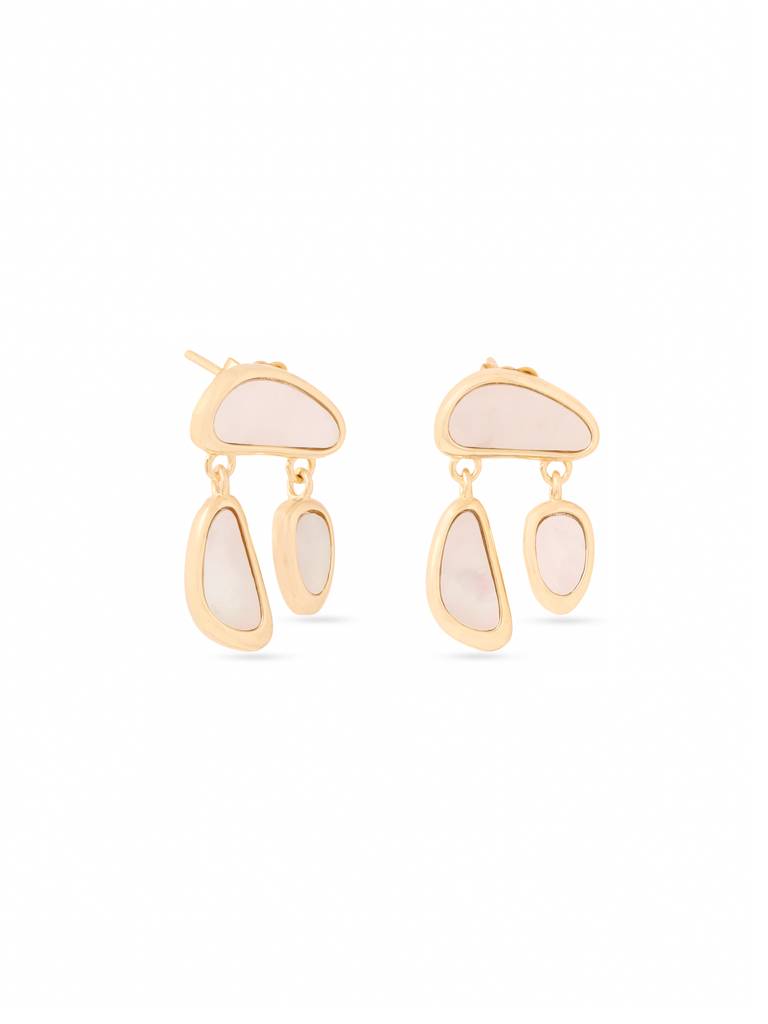 Kicky & Perky 925 Sterling Silver Pearl Earrings. : VSILIJE017_G