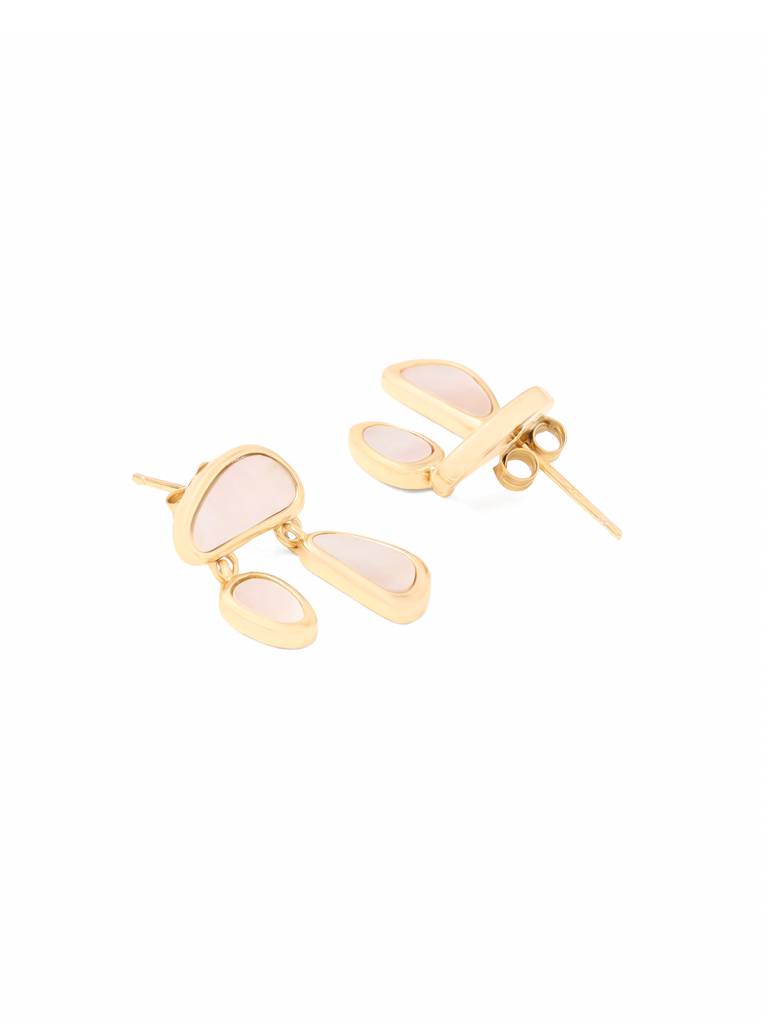 Kicky & Perky 925 Sterling Silver Pearl Earrings. : VSILIJE017_G
