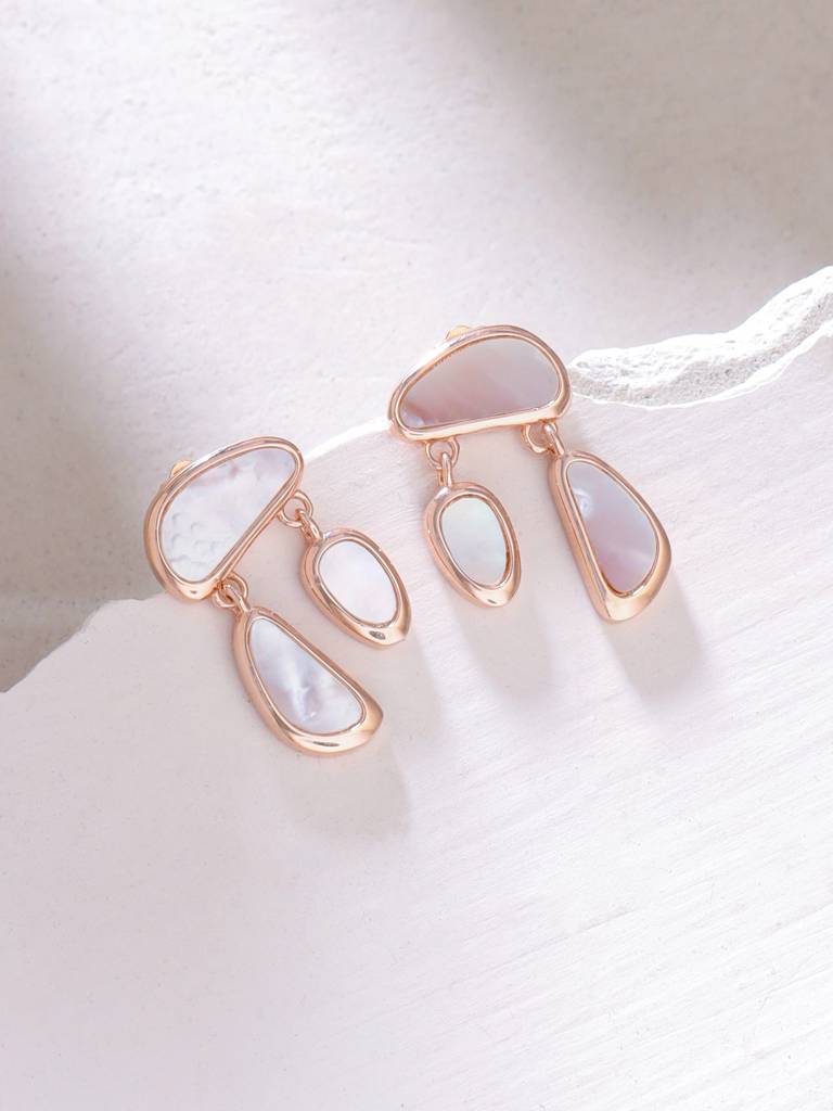 Kicky & Perky 925 Sterling Silver Pearl Earrings. : VSILIJE017_R
