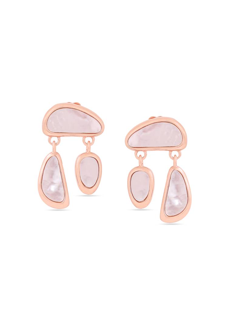 Kicky & Perky 925 Sterling Silver Pearl Earrings. : VSILIJE017_R