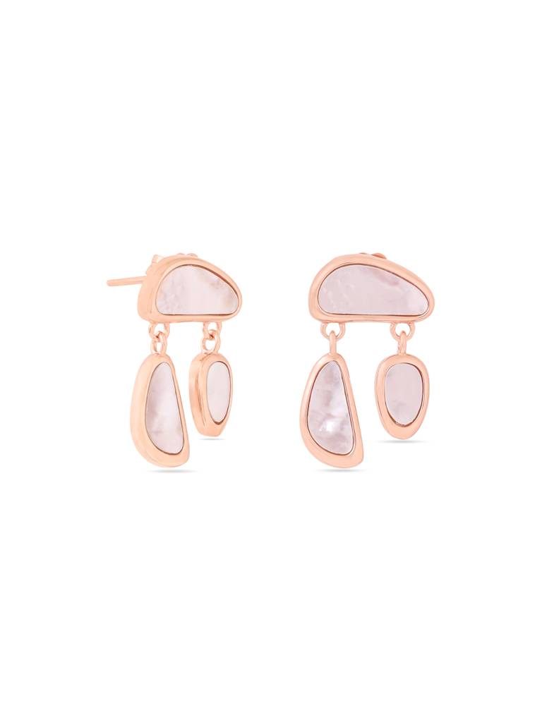 Kicky & Perky 925 Sterling Silver Pearl Earrings. : VSILIJE017_R