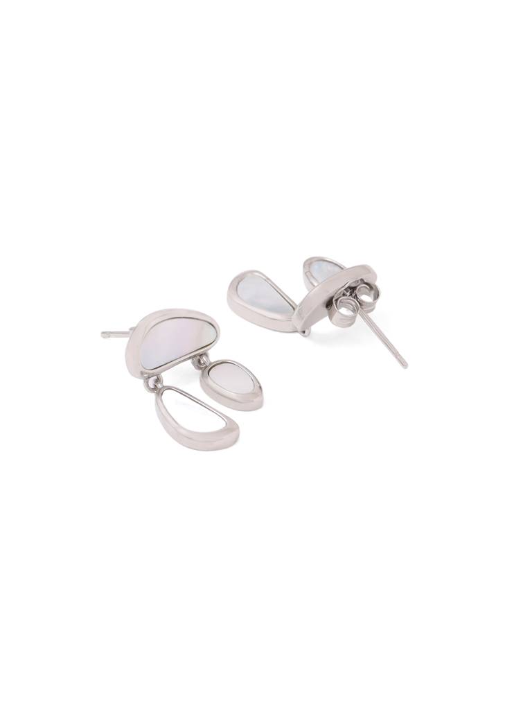 Kicky & Perky 925 Sterling Silver Pearl Earrings. : VSILIJE017_S