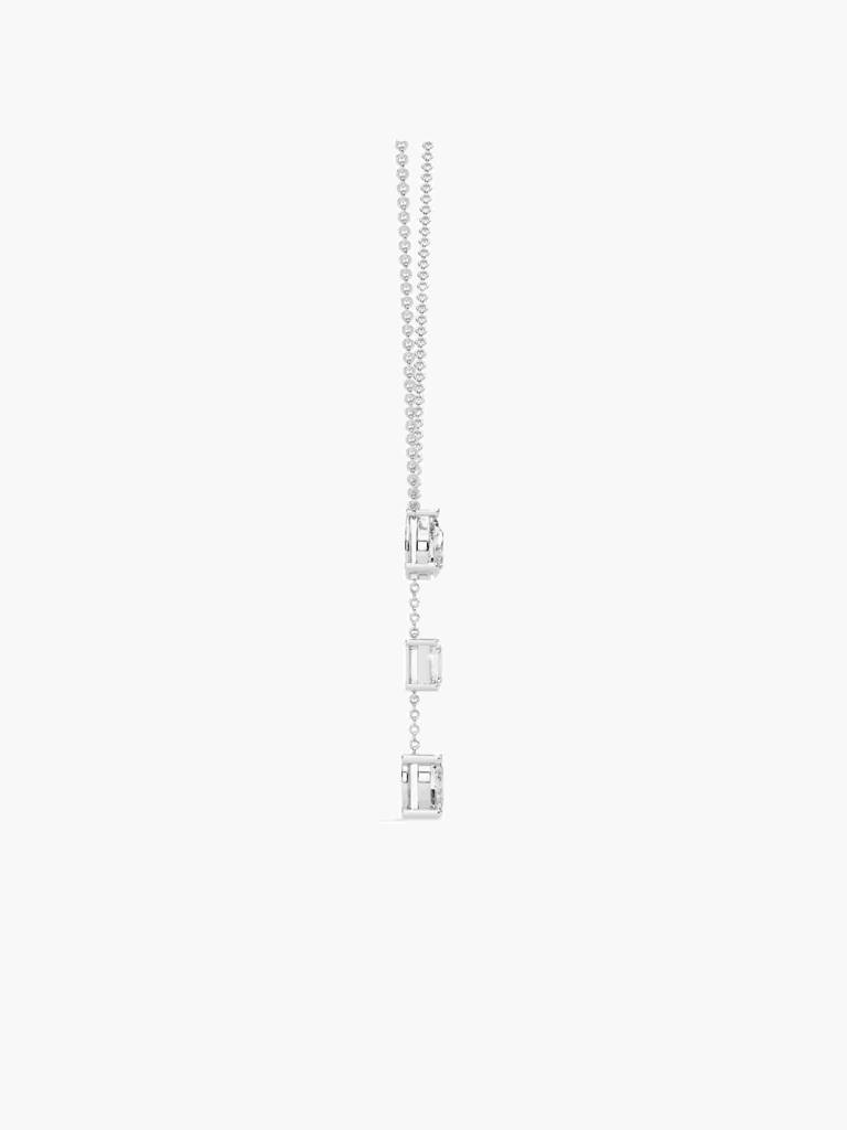 Sterling Silver Plated With Certified Lab Grown Diamond 1.35Cts | Pendants For Women/Girls | Vsna0001 : VSNA0001_SWL