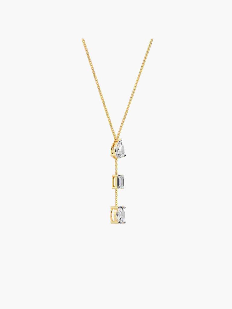 Sterling Silver Plated With Certified Lab Grown Diamond 1.35Cts | Pendants For Women/Girls | Vsna0001 : VSNA0001_SYL