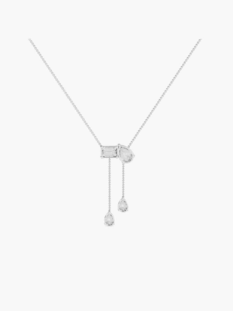 Sterling Silver Plated With Certified Lab Grown Diamond 1.61Cts | Pendants For Women/Girls | Vsna0002 : VSNA0002_SWL