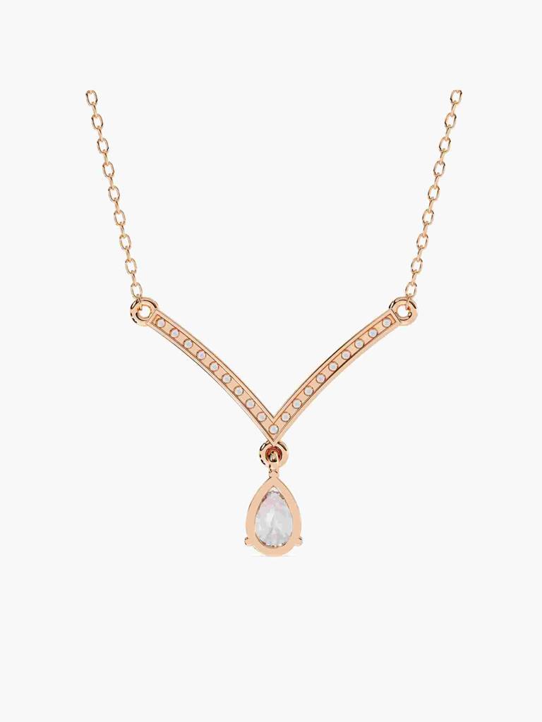 Sterling Silver Plated With Certified Lab Grown Diamond 0.49Cts | Pendants For Women/Girls | Vsna0005 : VSNA0005_SRL
