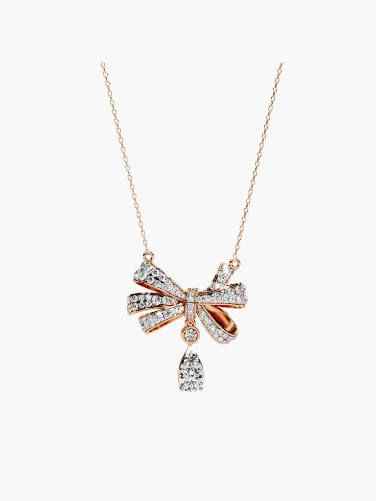Sterling Silver Plated With Certified Lab Grown Diamond 1.88Cts | Pendants For Women/Girls | Vsna0008 : VSNA0008_SRL