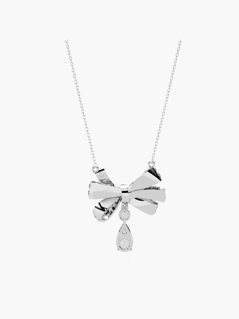 Sterling Silver Plated With Certified Lab Grown Diamond 1.88Cts | Pendants For Women/Girls | Vsna0008 : VSNA0008_SWL