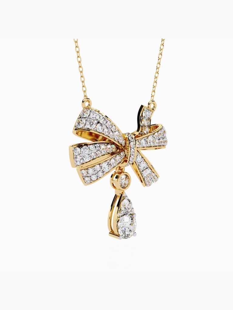 Sterling Silver Plated With Certified Lab Grown Diamond 1.88Cts | Pendants For Women/Girls | Vsna0008 : VSNA0008_SYL