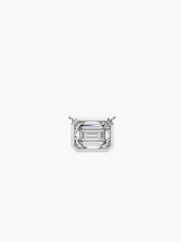Sterling Silver Plated With Certified Lab Grown Diamond 0.25Cts | Pendants For Women/Girls | Vsnb0012E025 : VSNB0012E025_SWL