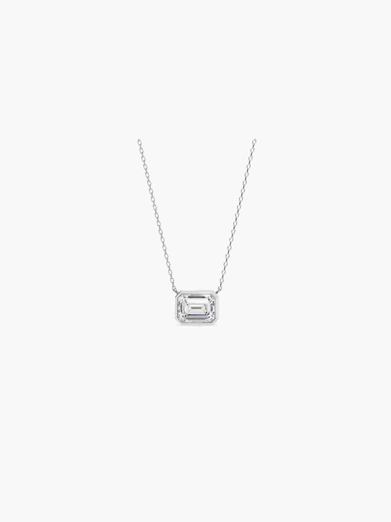 Sterling Silver Plated With Certified Lab Grown Diamond 0.25Cts | Pendants For Women/Girls | Vsnb0012E025 : VSNB0012E025_SWL