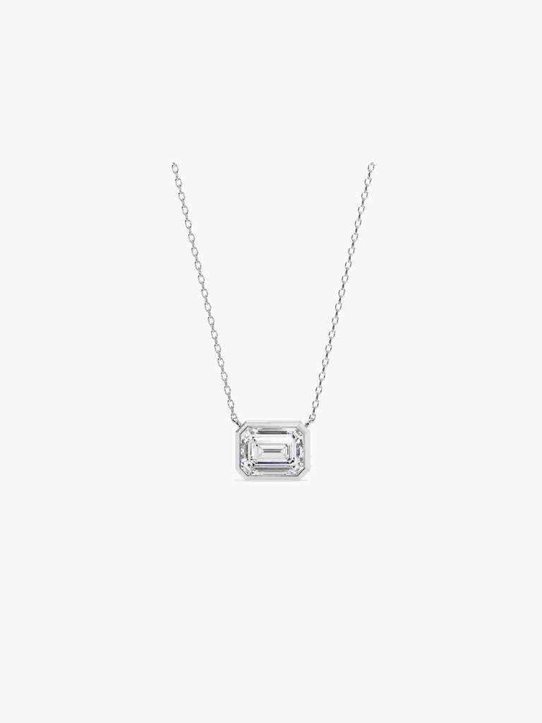 Sterling Silver Plated With Certified Lab Grown Diamond 0.50Cts | Pendants For Women/Girls | Vsnb0012E050 : VSNB0012E050_SWL