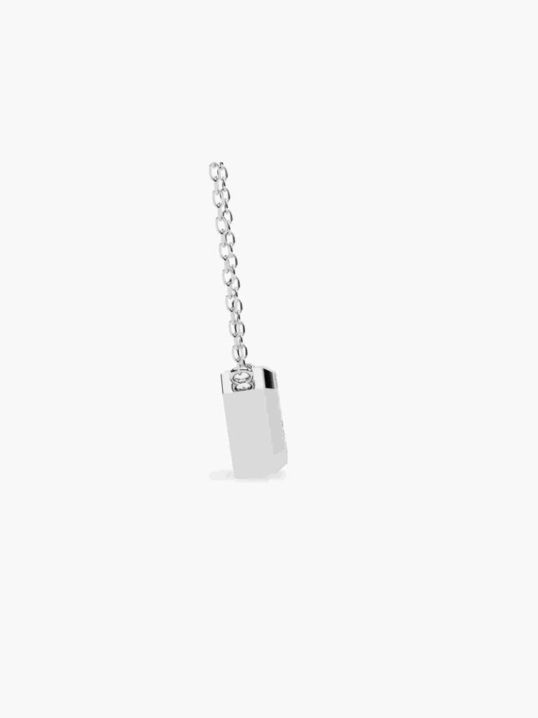 Sterling Silver Plated With Certified Lab Grown Diamond 0.50Cts | Pendants For Women/Girls | Vsnb0012E050 : VSNB0012E050_SWL