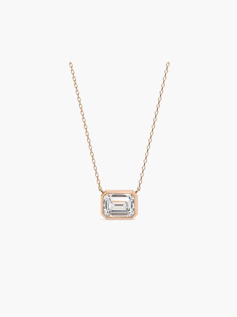 Sterling Silver Plated With Certified Lab Grown Diamond 0.75Cts | Pendants For Women/Girls | Vsnb0012E075 : VSNB0012E075_SRL