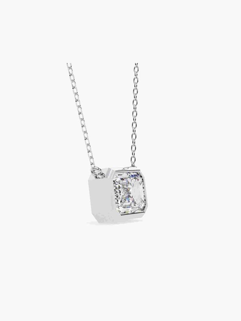 Sterling Silver Plated With Certified Lab Grown Diamond 0.75Cts | Pendants For Women/Girls | Vsnb0012E075 : VSNB0012E075_SWL