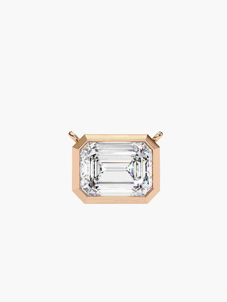 Sterling Silver Plated With Certified Lab Grown Diamond 1.00Cts | Pendants For Women/Girls | Vsnb0012E100 : VSNB0012E100_SRL