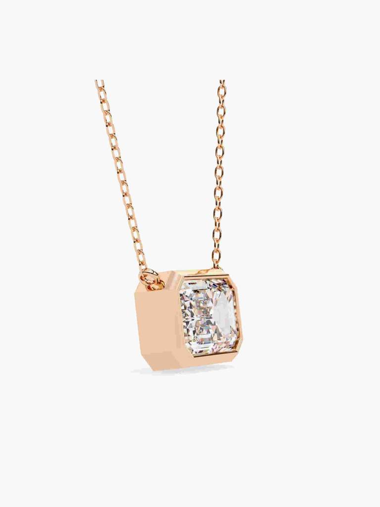 Sterling Silver Plated With Certified Lab Grown Diamond 1.00Cts | Pendants For Women/Girls | Vsnb0012E100 : VSNB0012E100_SRL