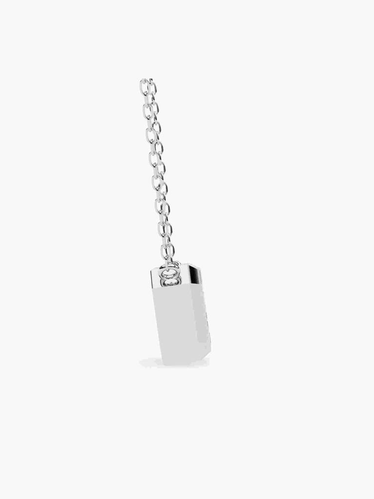 Sterling Silver Plated With Certified Lab Grown Diamond 1.00Cts | Pendants For Women/Girls | Vsnb0012E100 : VSNB0012E100_SWL