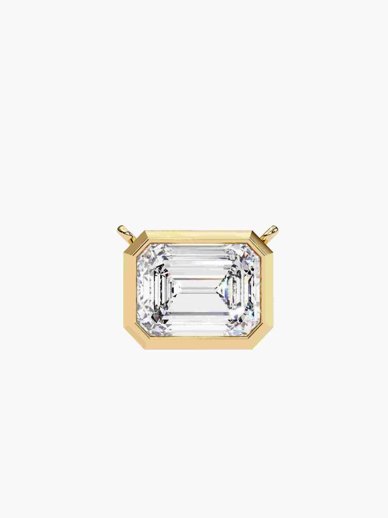 Sterling Silver Plated With Certified Lab Grown Diamond 1.00Cts | Pendants For Women/Girls | Vsnb0012E100 : VSNB0012E100_SYL