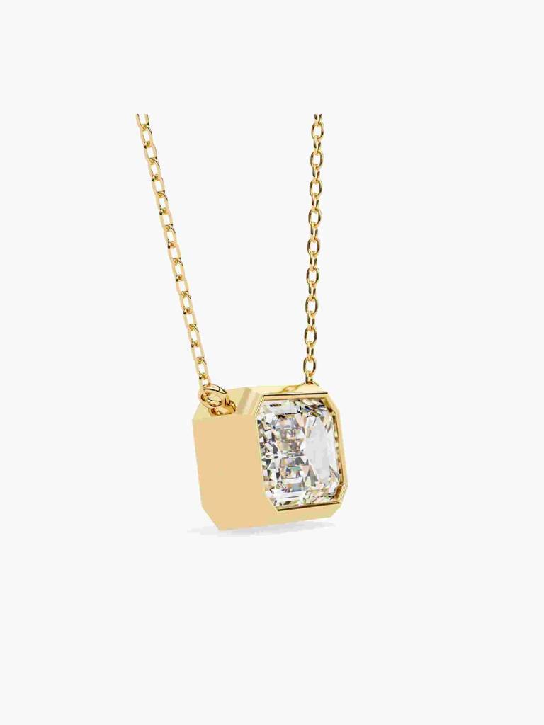 Sterling Silver Plated With Certified Lab Grown Diamond 1.00Cts | Pendants For Women/Girls | Vsnb0012E100 : VSNB0012E100_SYL