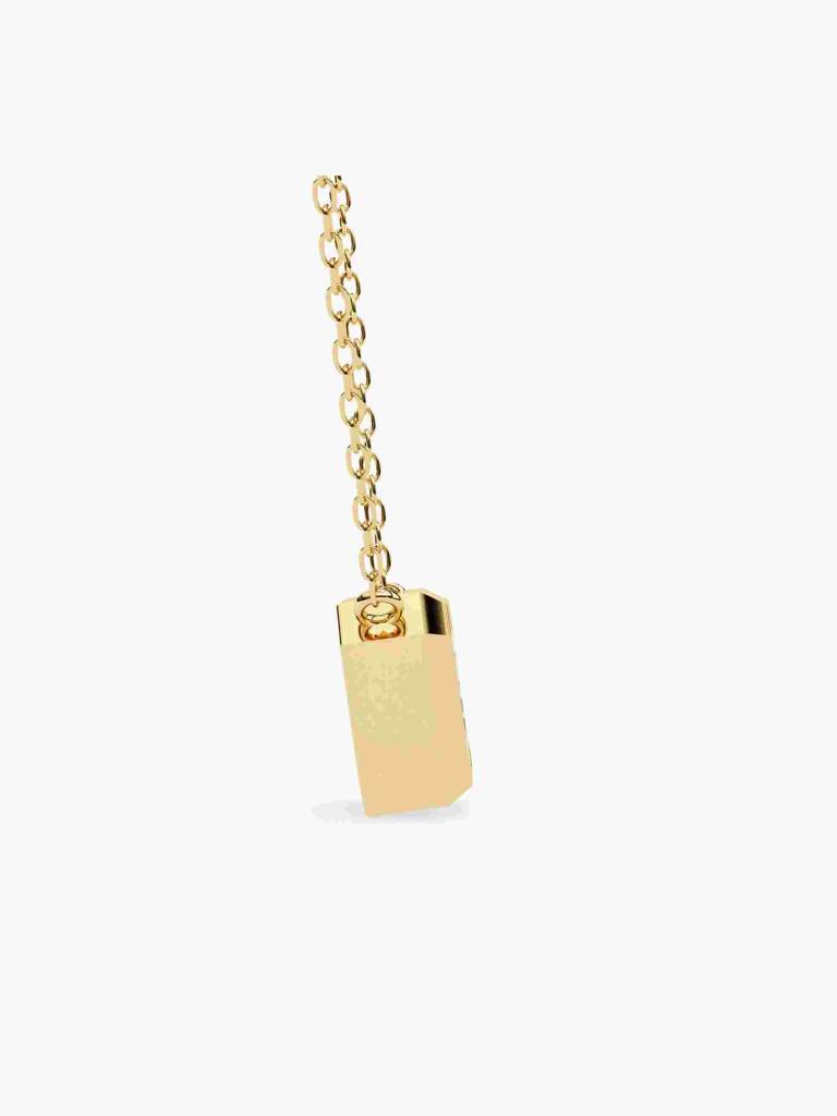 Sterling Silver Plated With Certified Lab Grown Diamond 1.00Cts | Pendants For Women/Girls | Vsnb0012E100 : VSNB0012E100_SYL