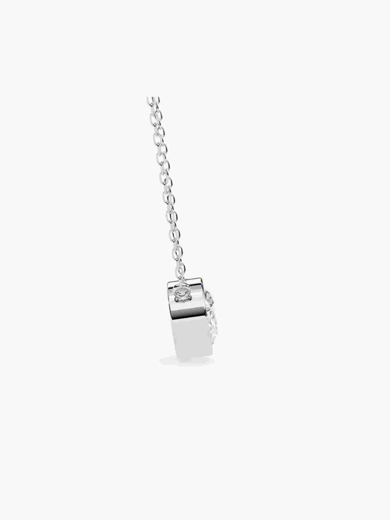 Sterling Silver Plated With Certified Lab Grown Diamond 0.75Cts | Pendants For Women/Girls | Vsnb0013V075 : VSNB0013V075_SWL