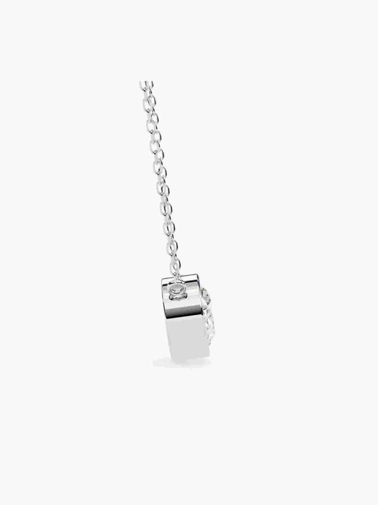 Sterling Silver Plated With Certified Lab Grown Diamond 1.00Cts | Pendants For Women/Girls | Vsnb0013V100 : VSNB0013V100_SWL