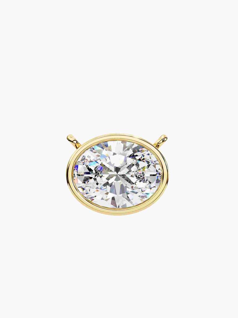 Sterling Silver Plated With Certified Lab Grown Diamond 1.00Cts | Pendants For Women/Girls | Vsnb0013V100 : VSNB0013V100_SYL