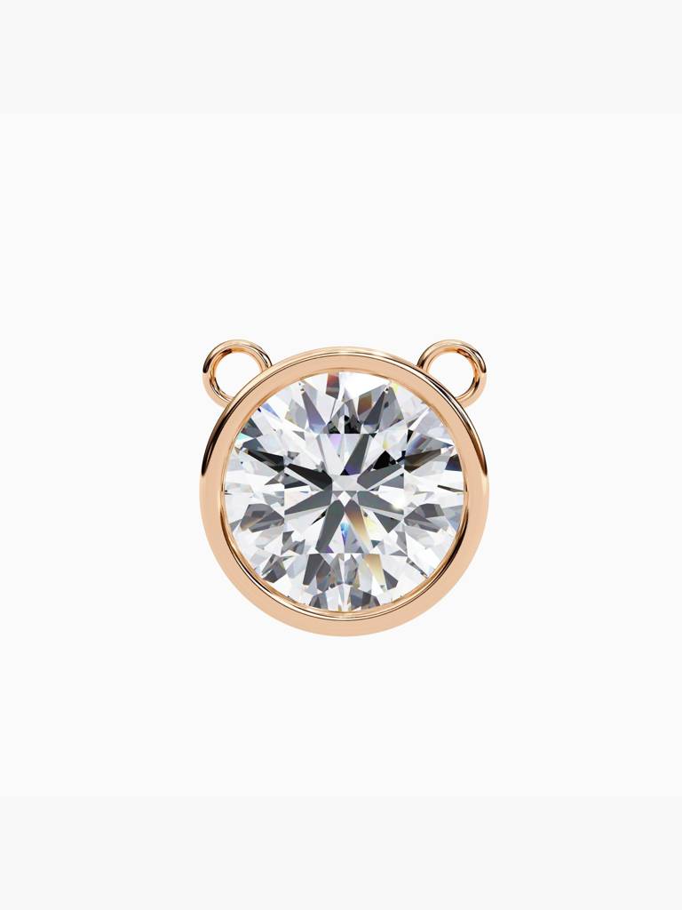 Sterling Silver Plated With Certified Lab Grown Diamond 0.75Cts | Pendants For Women/Girls | Vsnb0014R075 : VSNB0014R075_SRL
