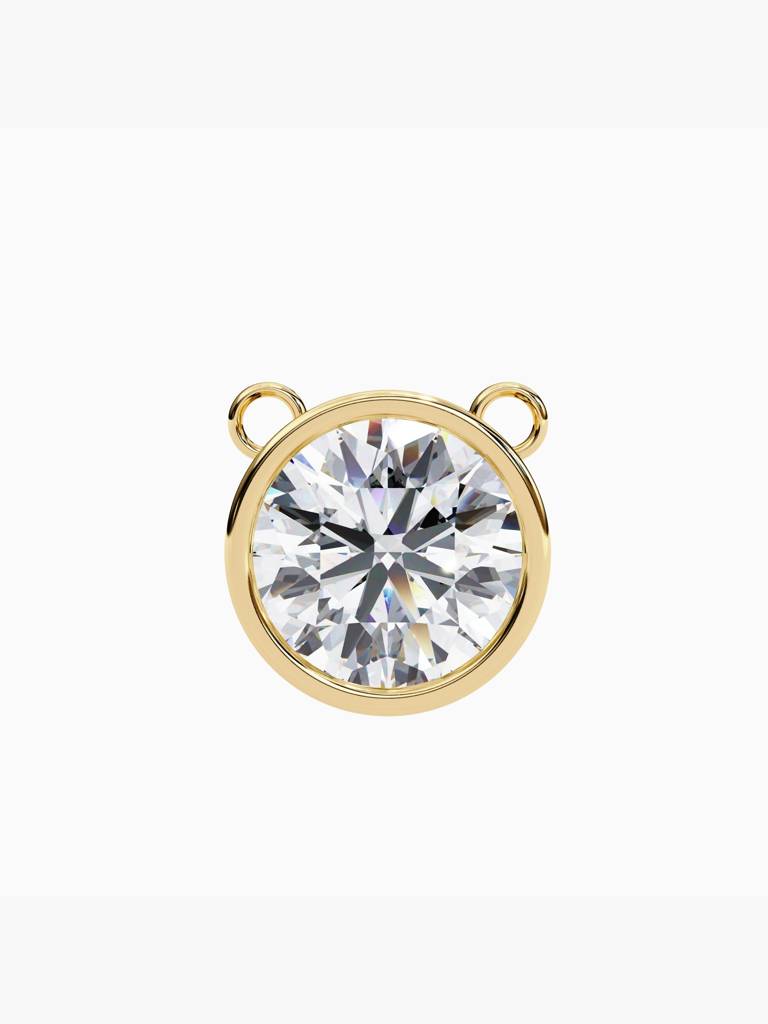 Sterling Silver Plated With Certified Lab Grown Diamond 0.75Cts | Pendants For Women/Girls | Vsnb0014R075 : VSNB0014R075_SYL
