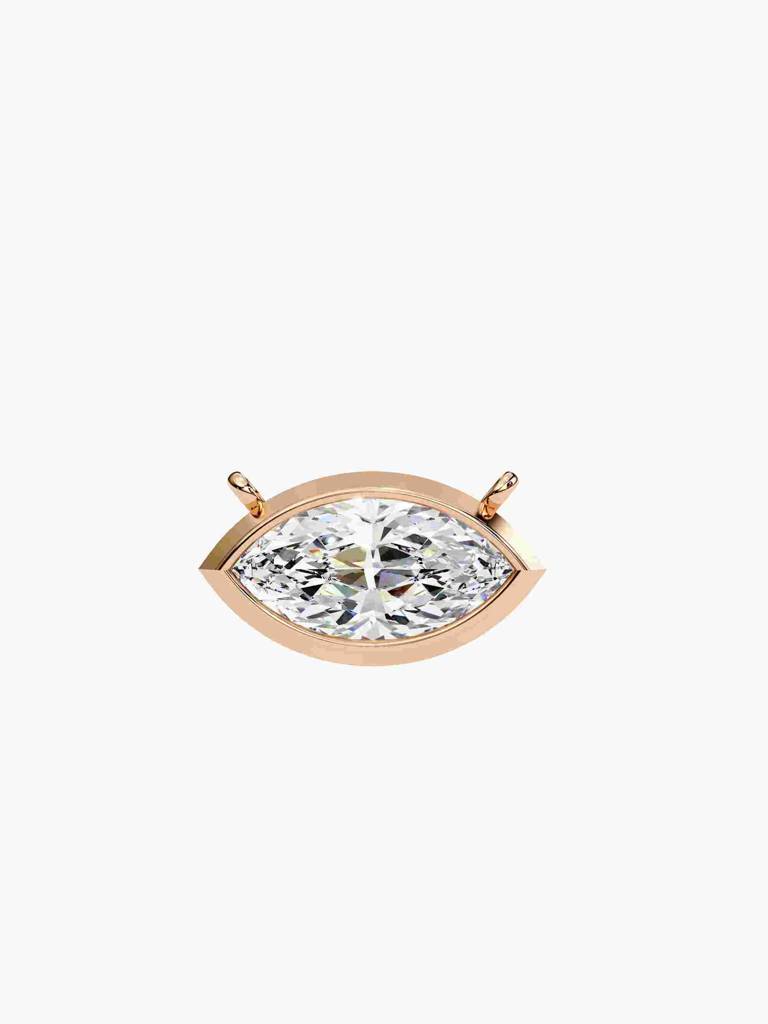 Sterling Silver Plated With Certified Lab Grown Diamond 0.50Cts | Pendants For Women/Girls | Vsnb0015M050 : VSNB0015M050_SRL