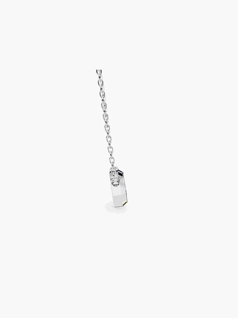 Sterling Silver Plated With Certified Lab Grown Diamond 0.50Cts | Pendants For Women/Girls | Vsnb0015M050 : VSNB0015M050_SWL