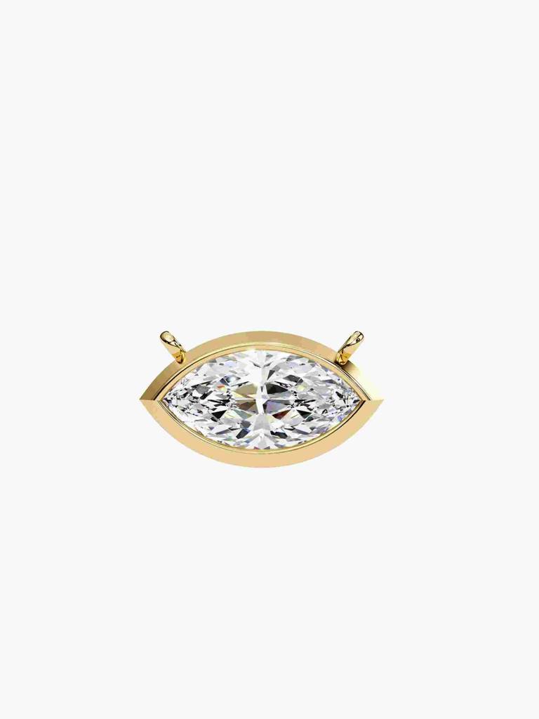 Sterling Silver Plated With Certified Lab Grown Diamond 0.50Cts | Pendants For Women/Girls | Vsnb0015M050 : VSNB0015M050_SYL